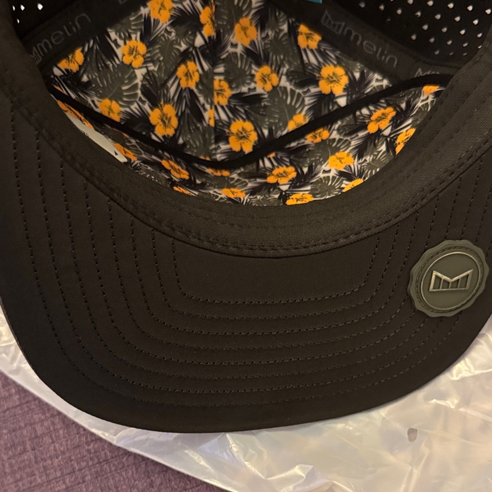 Melin Islands Collection Camo Hat with Black Accents - Picture 9 of 11